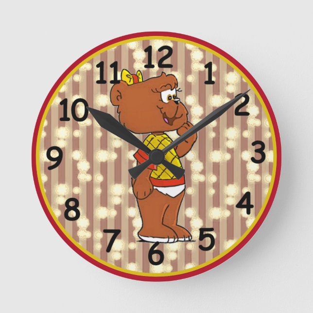 Mamamacanz Round Clock Rund Klocka (Framsida)