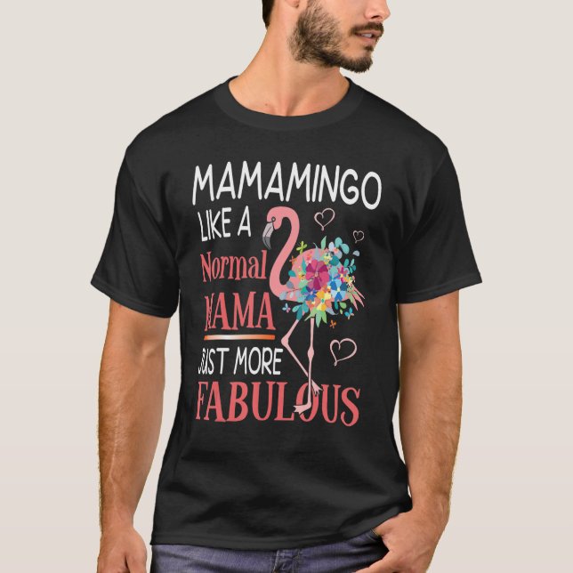 Mamamingo Liksom En Normal Mamma Bara Mer Fantasti T Shirt (Framsida)