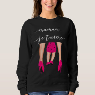 Maman Je T'aime for Mors dag Talent Shoes T Shirt
