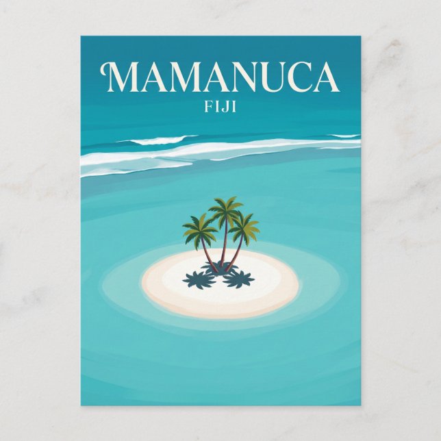 Mamanucaöarna Fiji Vykort (Framsida)