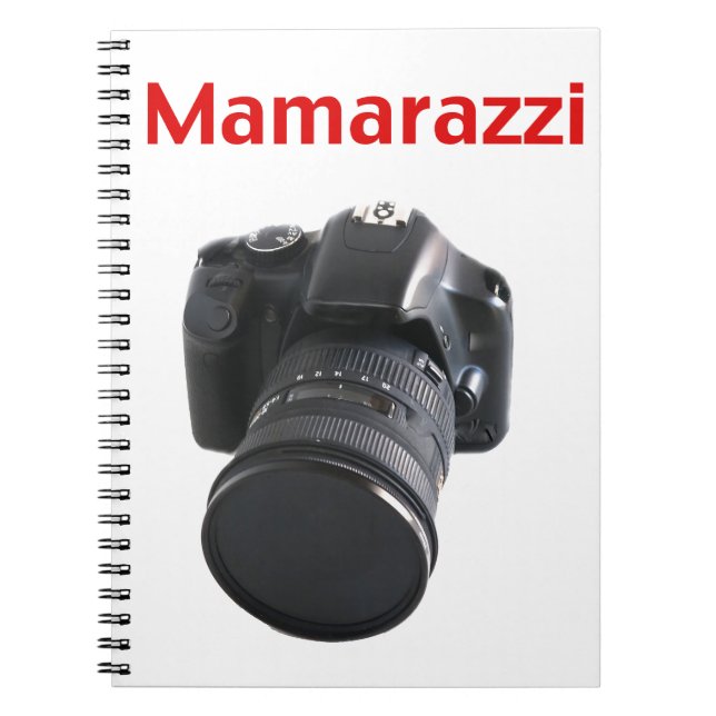 Mamarazzi Photographer Anteckningsbok (Framsidan)