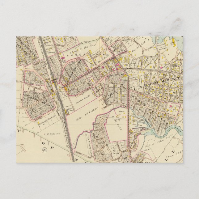 Mamaroneck, Larchmont, New York Vykort (Framsida)