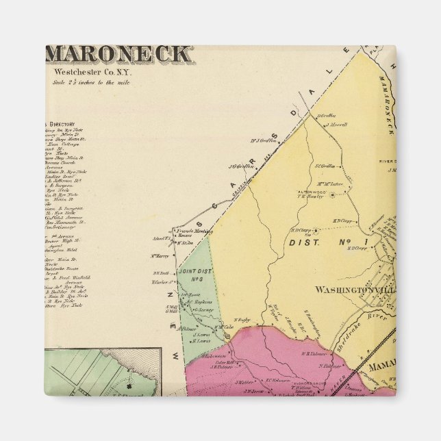 Mamaroneck Town, Orienta Magnet (Framsidan)