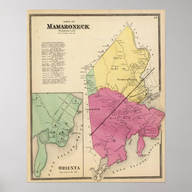 Mamaroneck Town, Orienta Poster (Framsidan)