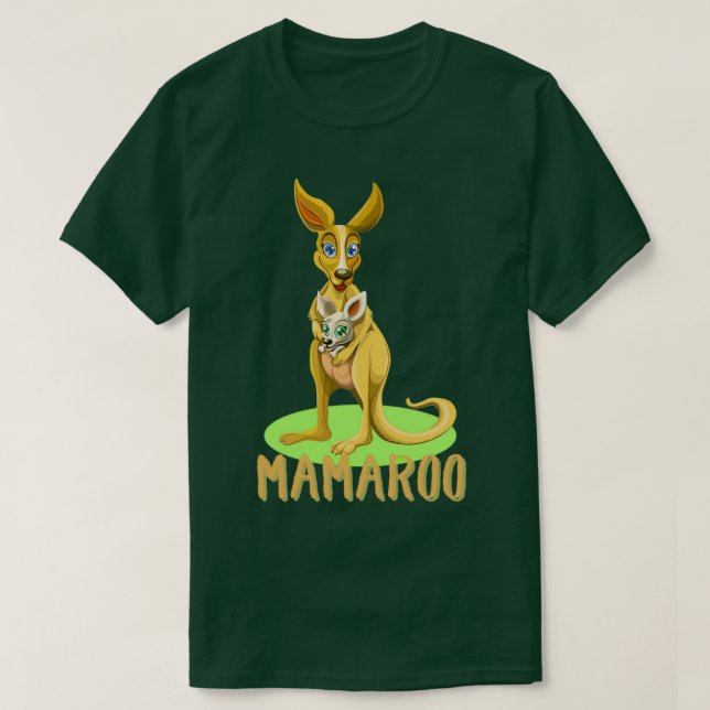 MAMAROO Kangaroo Mors dag T Shirt (Design framsida)