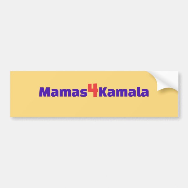 Mamas4Kamala Bumper-dekal Bildekal (Framsidan)