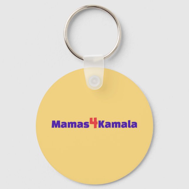 Mamas4Kamala Keychain Nyckelring (Framsida)