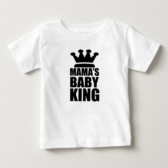 Mamas bebkonung t shirt (Framsida)