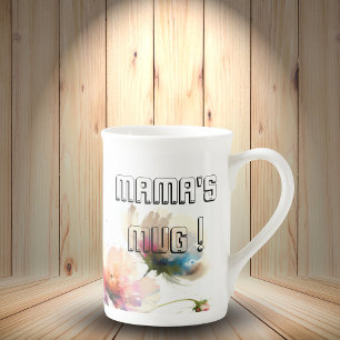 Mamas Blommigt Specialty Mugg Benporslin Mugg