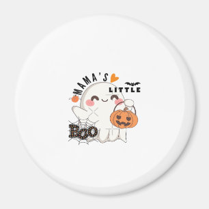 Mama's Boo – Söt Kawaii Halloween Boo 2025 Grafik Magnet