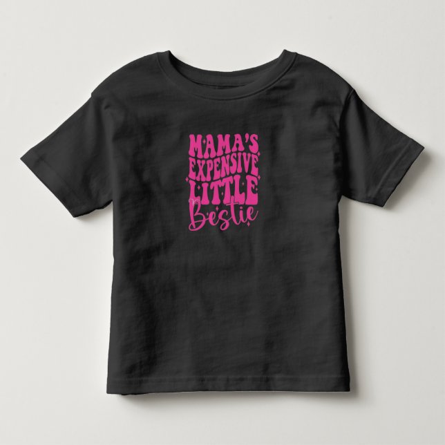 Mamas dyra lilla bästa vän t shirt (Framsida)