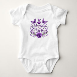 Mamas flicka fjäril akvarell blommig design t shirt