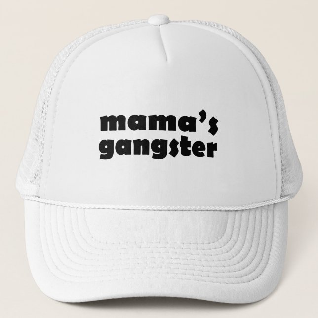 Mamas gangster, roligt mönster keps (Framsida)