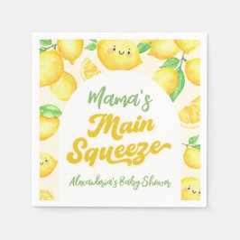 Mamas huvudattraktion Citron Bebisdopp Pappersservett