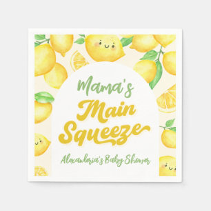 Mamas huvudattraktion Citron Bebisdopp Pappersservett