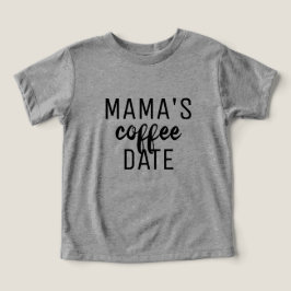 Mamas kaffedatums barn unisex t-shirt