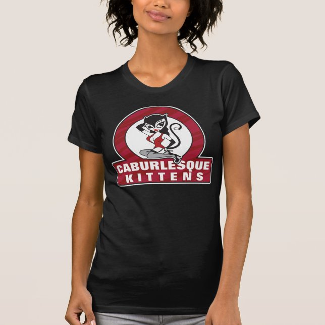 Mamas Kattunge skjorta - svart Tee (Framsida)