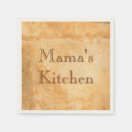 Mamas köksitalienska stil teracotta pappersservett