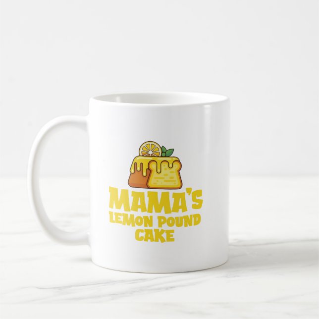 Mamas Lemon Pound Cake Coola matlovers, mors dag Kaffemugg (Vänster)
