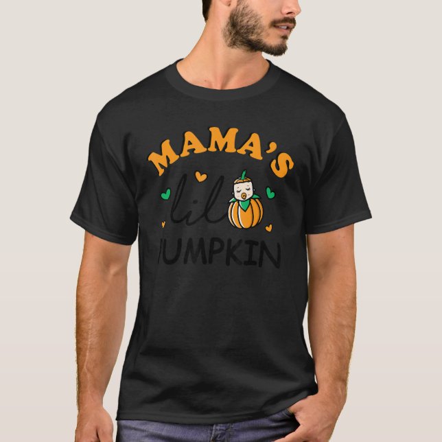 Mamas Lil Pumpkin Halloween Matching Family for G T Shirt (Framsida)