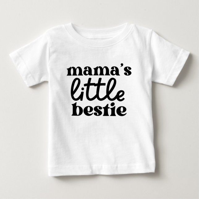 mamas lilla bästa vän t shirt (Framsida)
