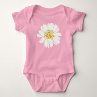 Mamas lilla blomning söta tusenskönor rosa t shirt
