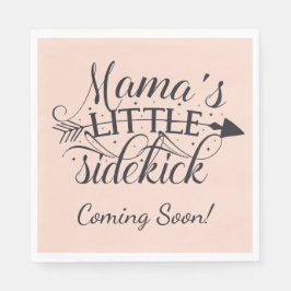 Mamas Little Sidekick Baby Shower Napkins Pappersservett