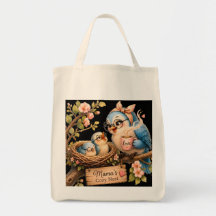 Mamas mysiga bo Nest Black Grocer Tote Bag