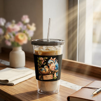 Mamas mysiga rede Svart akryl Tumbler-gåva Take Away Mugg