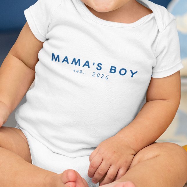 Mamas Pojke Est. År T Shirt (Skapare uppladdad)