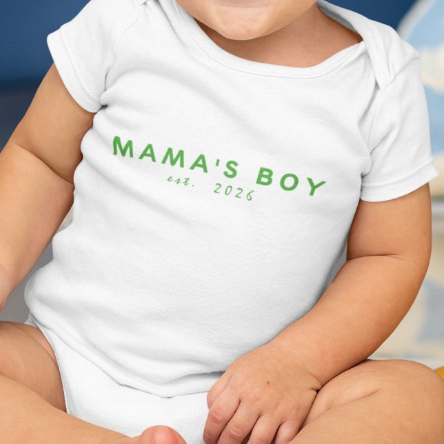 Mamas Pojke Est. År T Shirt (Skapare uppladdad)