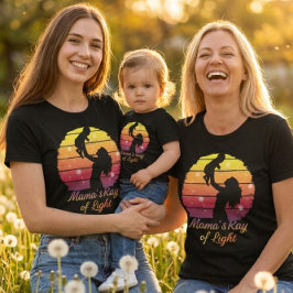 Mama's Ray of Light Sunset Silhouette T Shirt