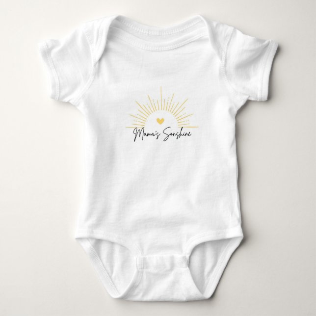 Mamas Solskensbarn bodysuit. T Shirt (Framsida)