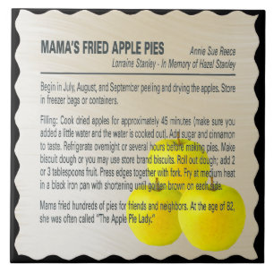 MAMAS STEKAS APPLE PAJ KAKELPLATTA
