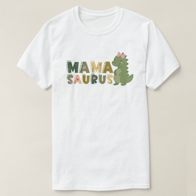 mamasaurus daddysaurus t shirt (Design framsida)
