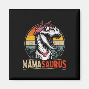 Mamasaurus Dinosaur Mamma För Mors Dag Jul  Magnet