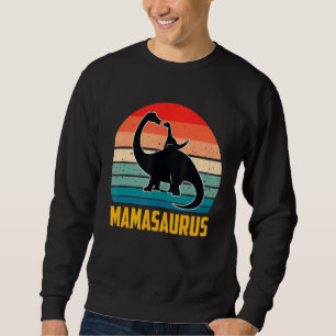 Mamasaurus Dinosaur Rex Mors dag Mamma Mamma M Lång Ärmad Tröja