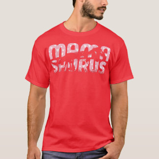Mamasaurus Dinosaur Skeleton Rosa Heart Mamma Saur T Shirt