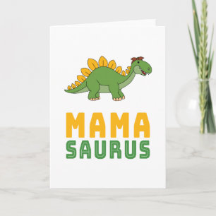 Mamasaurus Dinosaur Stegosaurus Mors dag Kort