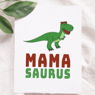Mamasaurus Dinosaur Tyrannosaurus Rex Mors dag Kort