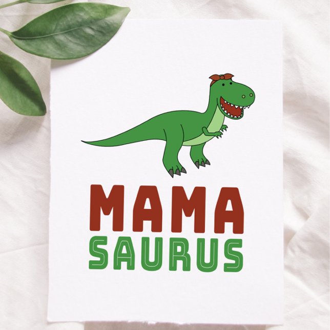 Mamasaurus Dinosaur Tyrannosaurus Rex Mors dag Kort (Skapare uppladdad)