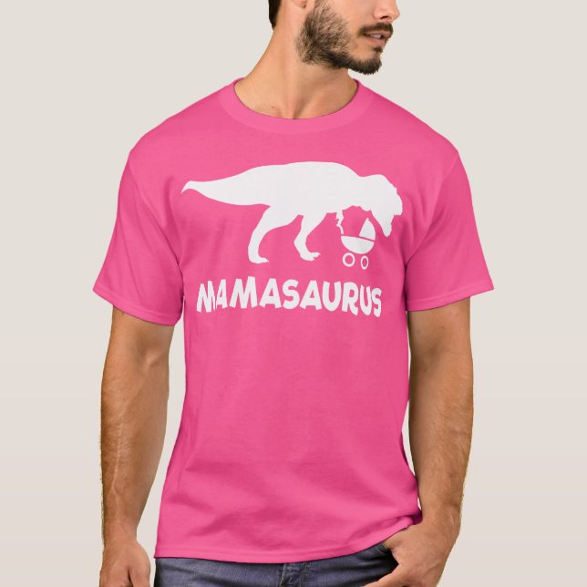 Mamasaurus Funny Mamma T-Rex Shirt Gift (Dinosaur  T (Framsida)