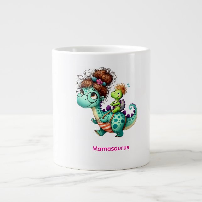 Mamasaurus Jumbo Mugg (Framsidan)