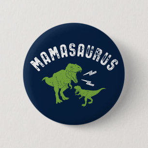 Mamasaurus Mamma Funny Dinosaur T-Rex Mors dag Knapp