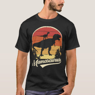 Mamasaurus Mamma Trex Dinosaur Funny Graphic Retro T Shirt