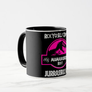 Mamasaurus Rekt Mamma Dinosaur Kaffer Mugg