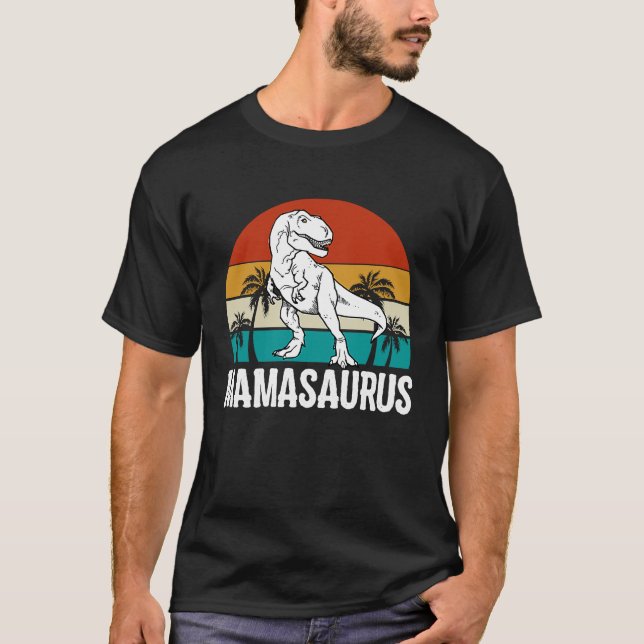 Mamasaurus Rex Dinosaur Mama Saurus Mothers Day Wo T Shirt (Framsida)