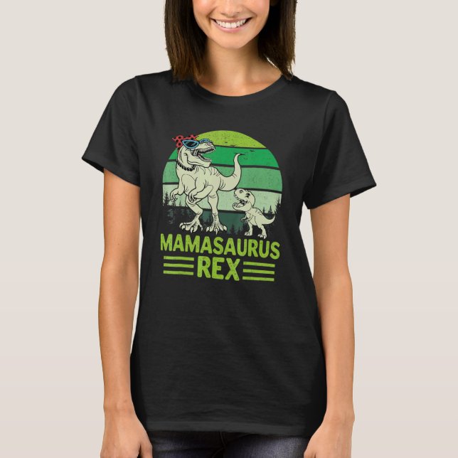 Mamasaurus Rex Dinosaur Mamma Saurus Mor T Shirt (Framsida)