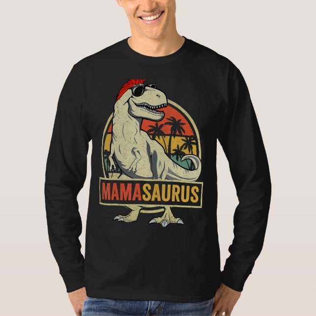 Mamasaurus Rex Dinosaur Mors dag Mamma Mamma T Shirt (Framsida)