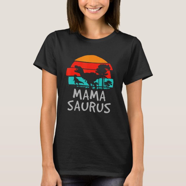 Mamasaurus Rex Mamma Saurus Dinosaur Mor 1 T Shirt (Framsida)